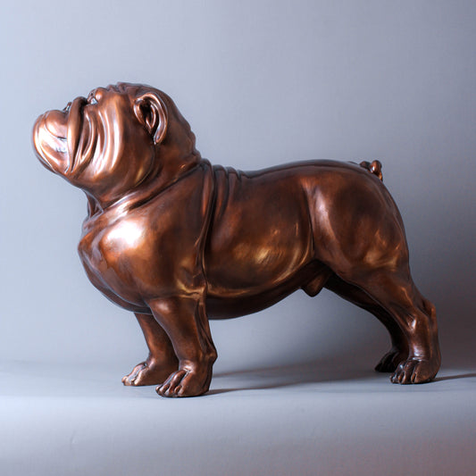 Bulldog Bronze Sculpture