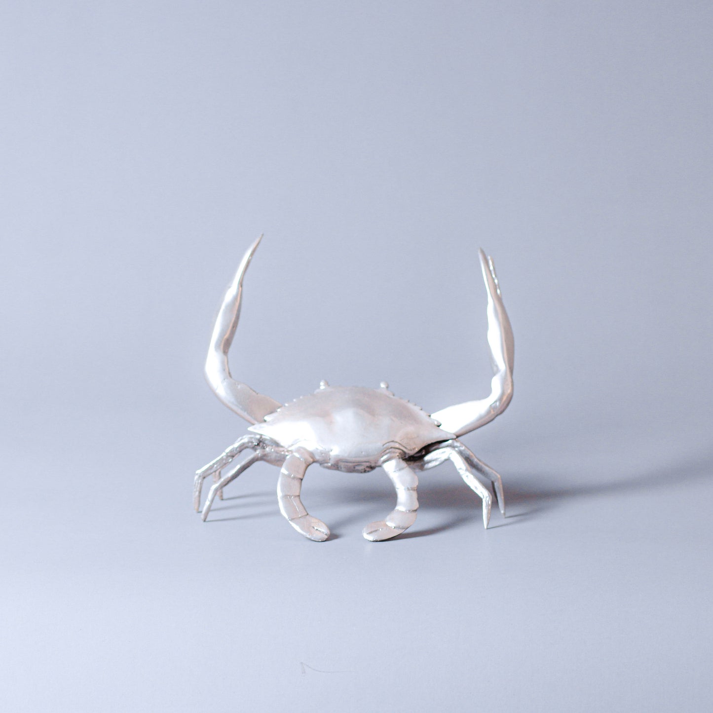 Crab In Color Bronze Sculpture