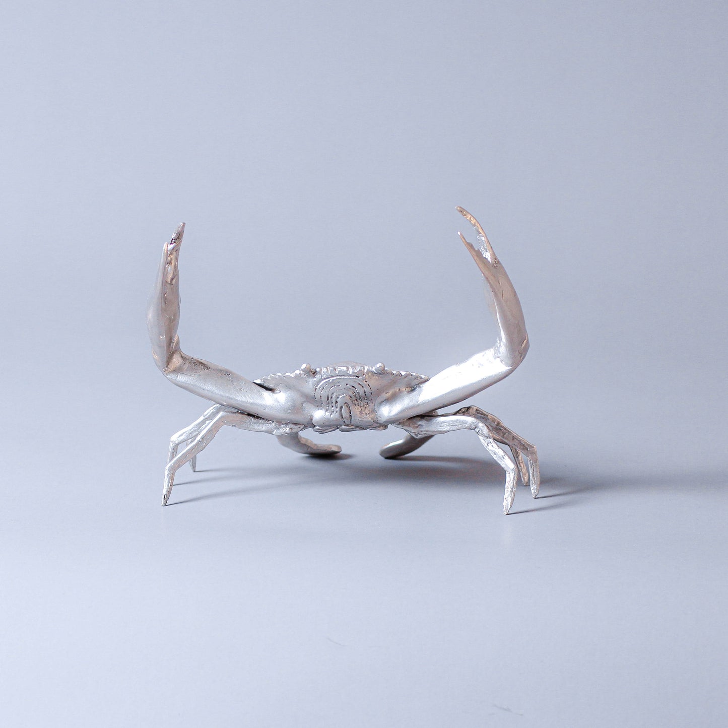 Crab In Color Bronze Sculpture